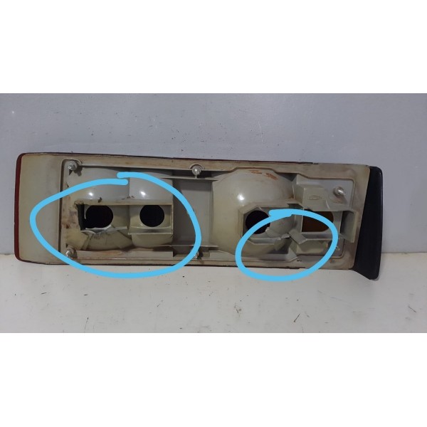 Lanterna Traseira Escort 87/94 Fumê Esquerda Detalhe