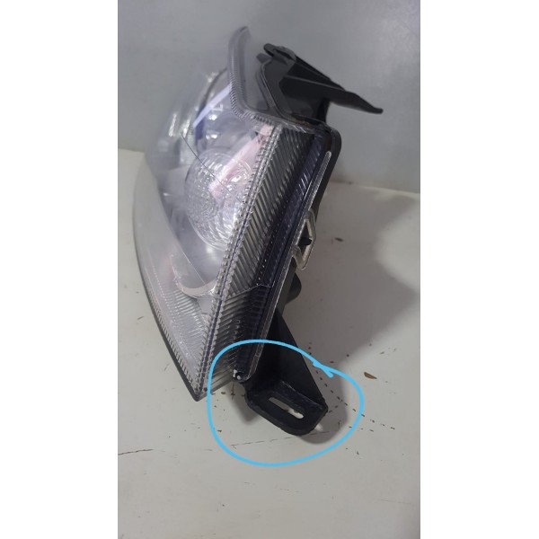 Farol Ecosport 2010 A 2012 Direito Mascara Cromada Original