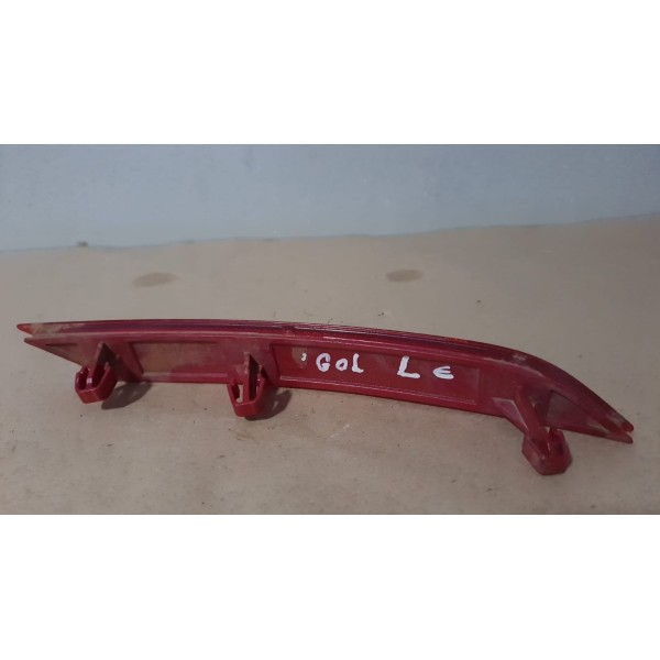 Refletor Esquerdo Parachoque Traseiro Vw Gol G6 G7 Orig