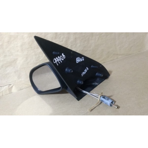 Espelho Retrovisor Manual Esquerdo Fiat Brava Marea