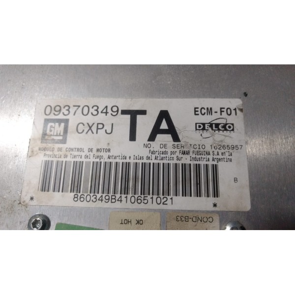 Módulo Injeção Gm Corsa 1.0 8v Gas 09370349 Ta