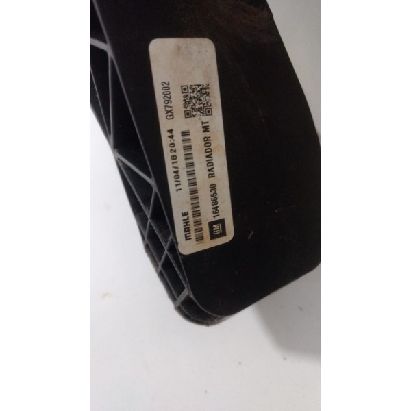 Radiador De Agua  Ônix Prisma Spin Manual Cobalt 16486530