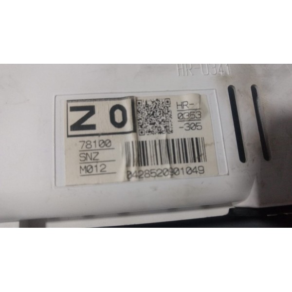 Painel De Instrumento Honda Civic 06 A 12 78100snzm012