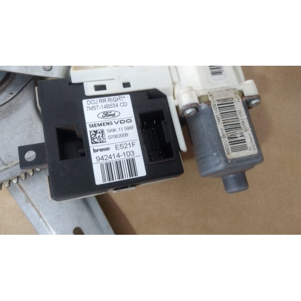 Máquina Vidro Elétrico Tras Direita Ford Focus 2009-2013