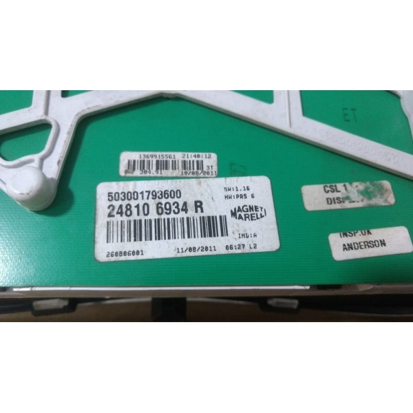 Painel Instrumentos Velocimetro Sandero Logan 248106934r