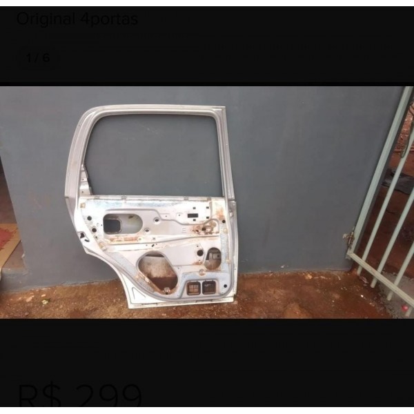 Porta Traseira Esquerda Corsa 1997 A 2008 Original 4portas