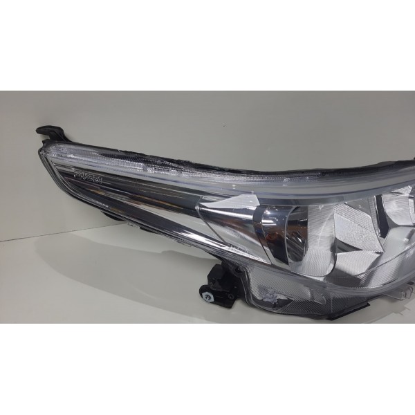 Farol Direito Toyota Yaris Cromado Original Sem Led