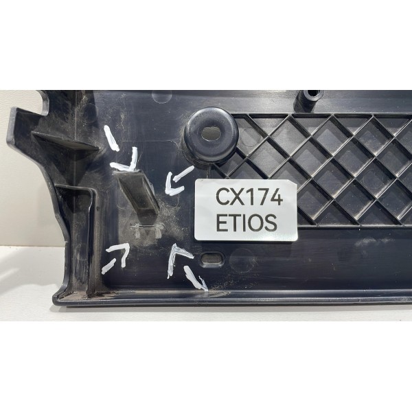 Suporte Placa Dianteira Toyota Etios 2017 Á 2020 Original