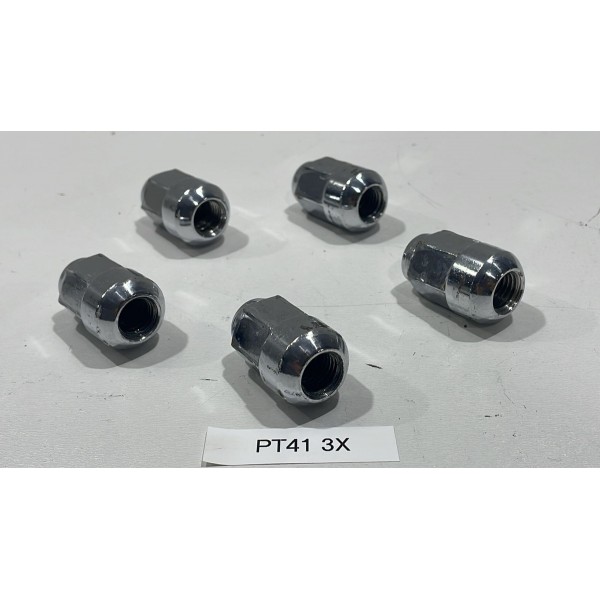 Kit 5 Porca Roda 19 Mm Cromada Honda Civic 2012 Á 2016 Orig