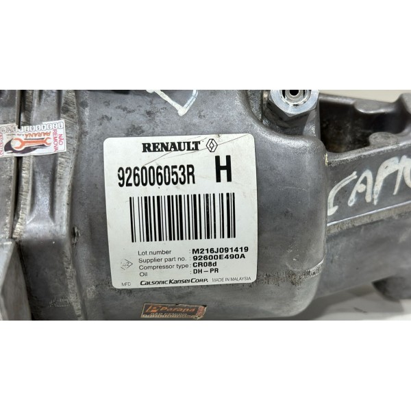 Compressor Ar Condicionado Duster Oroch 1.6 16/20 926006053r