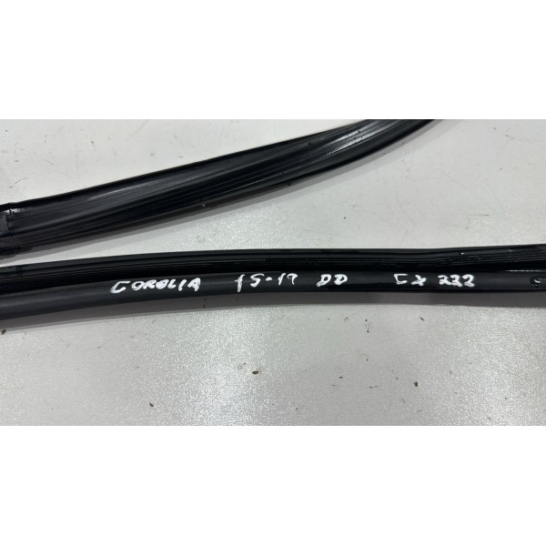 Borracha Canaleta Vidro Porta Diante Direita Corolla 15 Á 19