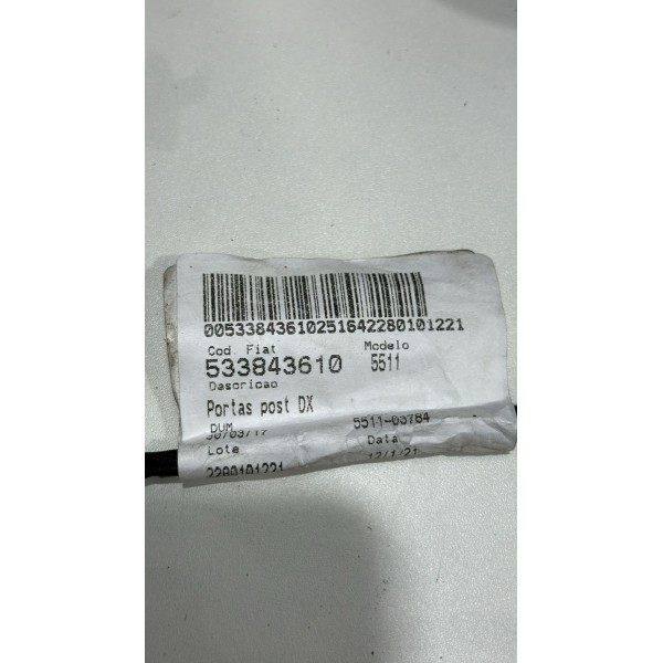 Chicote Porta Traseira Direita Jeep Compass 2018 Á 2021 Orig