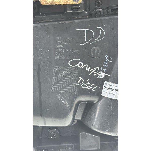 Forro Porta Dianteiro Direito Jeep Compass 2018 19 20 2021