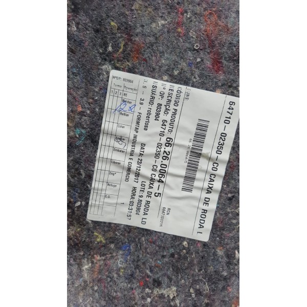 Forro Lateral Porta Malas Direito Toyota Corolla 2015 A 2019