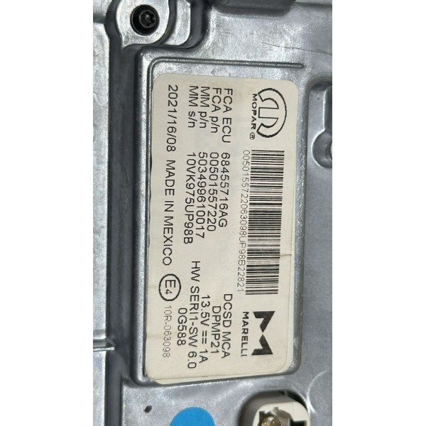 Multimídia Jeep Compass 2022 2023 2024 Original 68455716ag