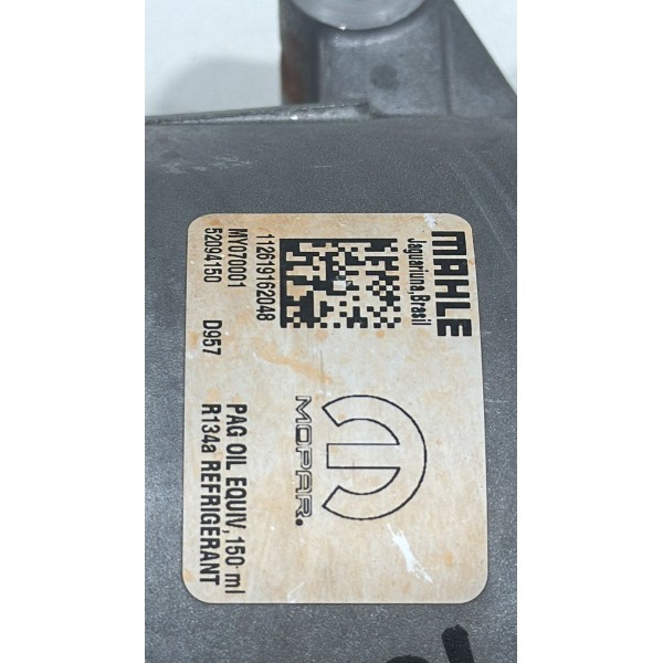 Compressor Ar Condicionado Fiat Toro 2018 2019 2020 2021
