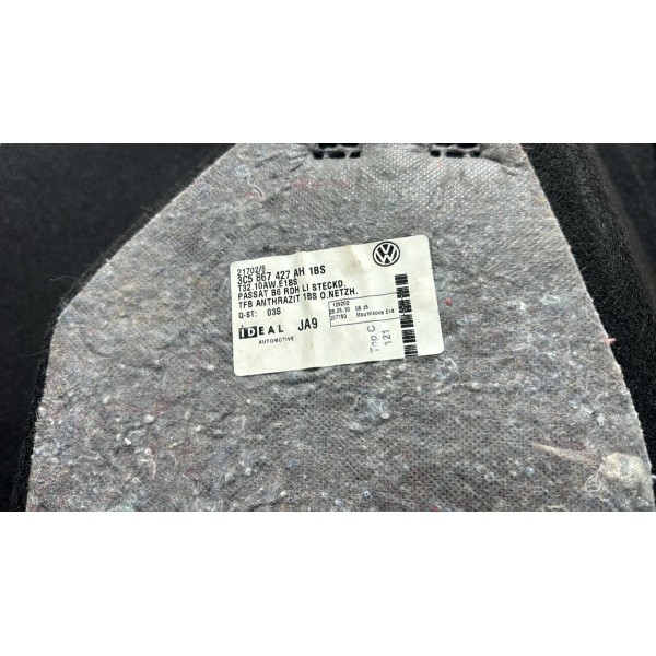Forro De Porta Mala Esquerdo Vw Passat 2006/2010