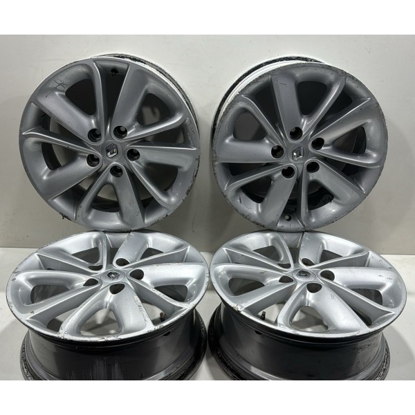 Jogo De Rodas Aro 17 Renault Fluence 2015 2016 Usado Origi