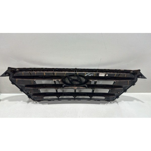 Grade Radiador Hyundai Creta 2017 18 2019 Com Friso Prata
