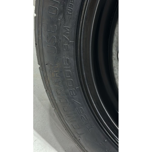 Estepe Fino Honda Civic G10 2017 Á 202 Maxxis 125/80-16r