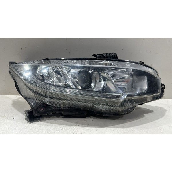 Farol Direito Honda Civic G10 2017 Á 2021 Com Led Original
