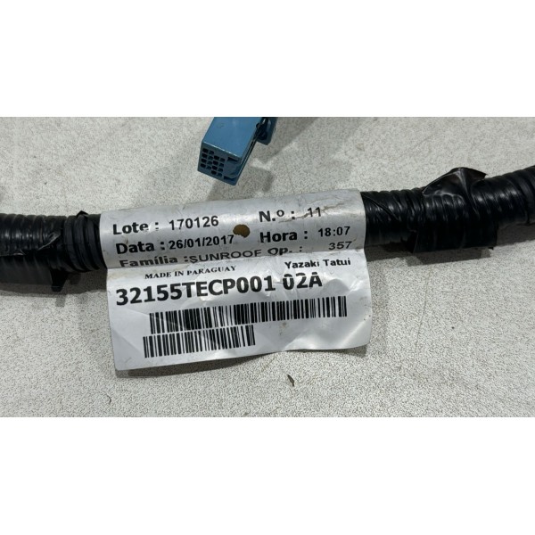 Chicote De Teto Honda Civic G10 2017/2020 2.0