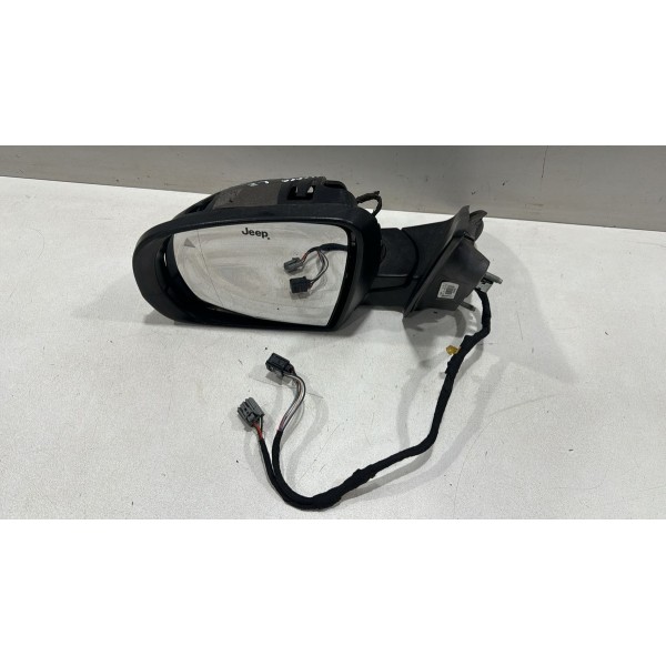 Retrovisor Esquerdo Jeep Compass C/seta 2017 Á 2020 Usado
