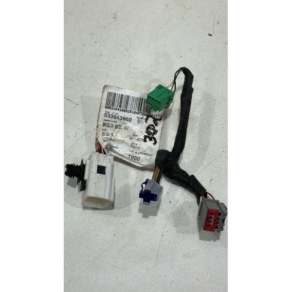 Chicote Tomada Usb Auxiliar Jeep Compass 2017 2018 2019