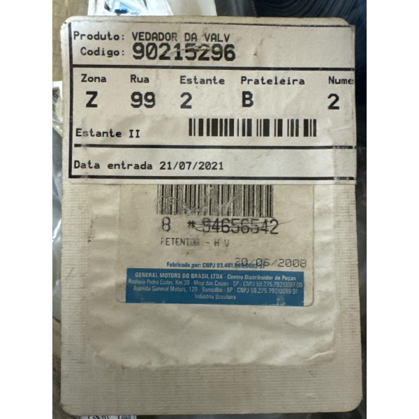 Kit Retentor 8un Vedador Válvula Astra Corsa Celta 90215296