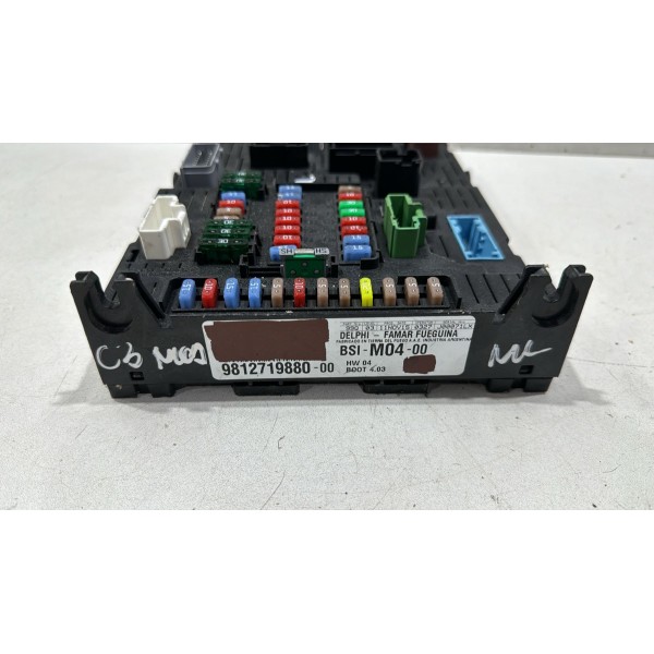 Módulo Bsi Original Citroen C3 1.5 2013 Á 2021 9812719880
