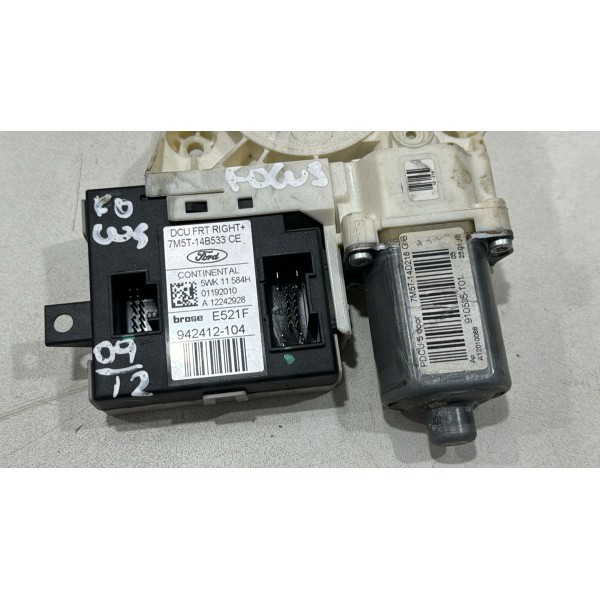 Motor Máquina Vidro Dianteira Direita Ford Focus 2009 Á 2013