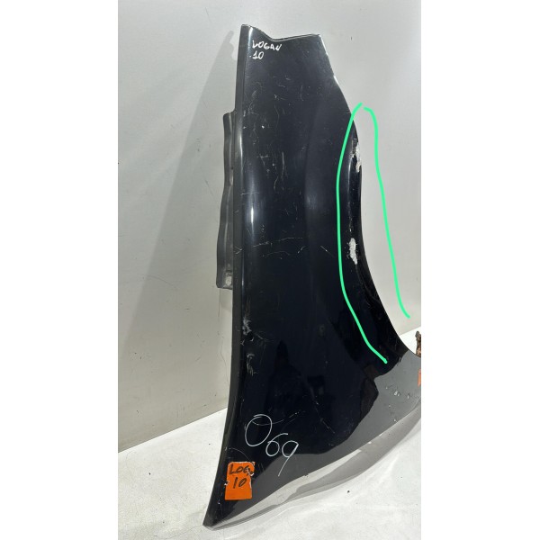 Paralama Direito Renault Logan 2009 2010 2011 Com Detalhe