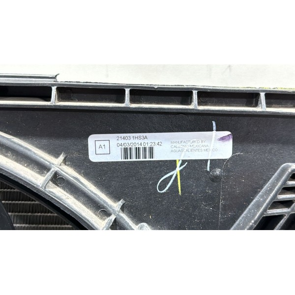 Kit Radiador C/ Condensador Nissan Versa 1.6 16v 2014