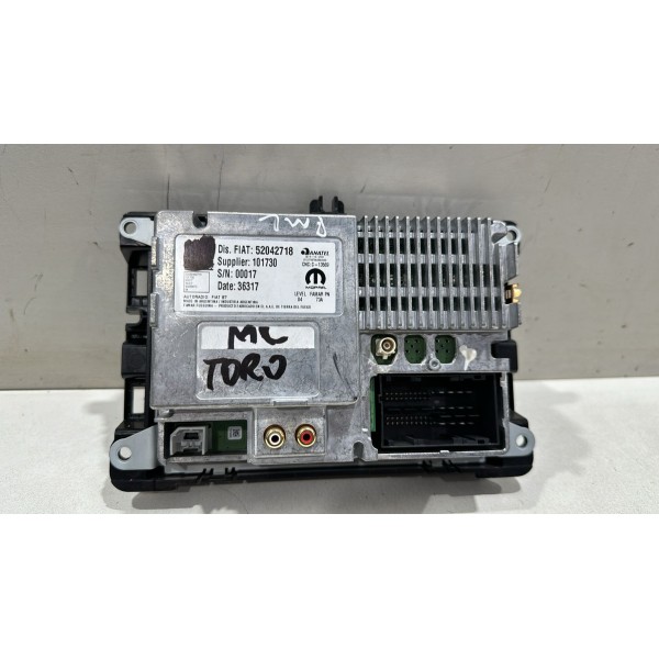 Central Multimídia Fiat Toro 2017/21 Usado Original 52042718