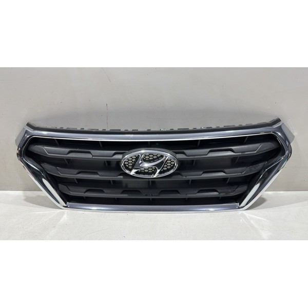 Grade Superior Dianteira Hyundai Creta 2017 18 2019 Cromada