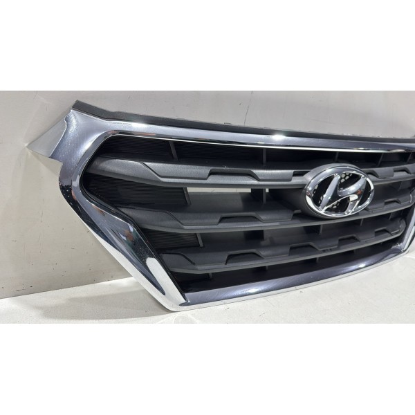 Grade Superior Dianteira Hyundai Creta 2017 18 2019 Cromada Cromado