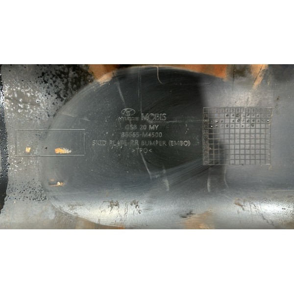 Moldura Do Parachoque Traseiro Creta 2018 Á 2019 86665m4500