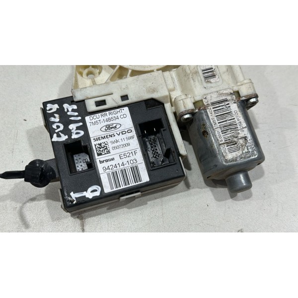 Motor Maquina Vidro Traseiro Direito Ford Focus 2009 Á 2013