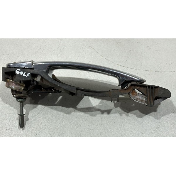 Maçaneta Externa Dianteira Esquerda Cromada Golf 2001/2012