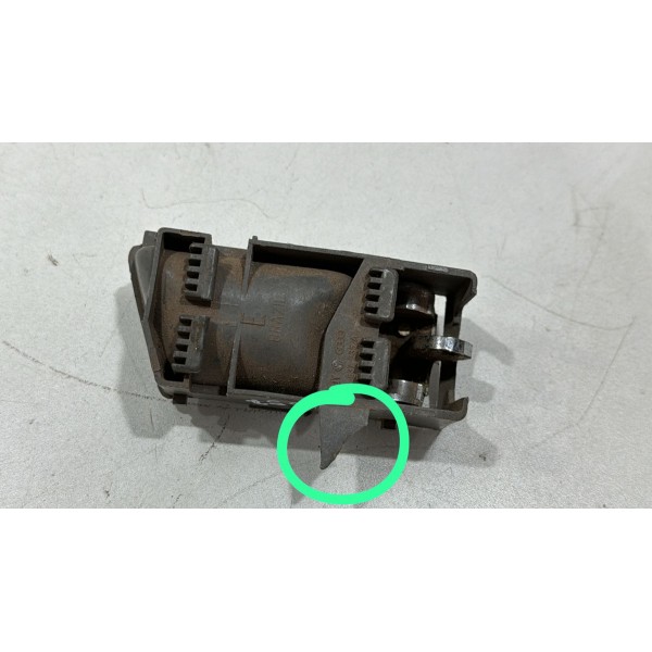 Maçaneta Interna Esquerda Gol Quadrado Zbc837235a Cromada Dianteira