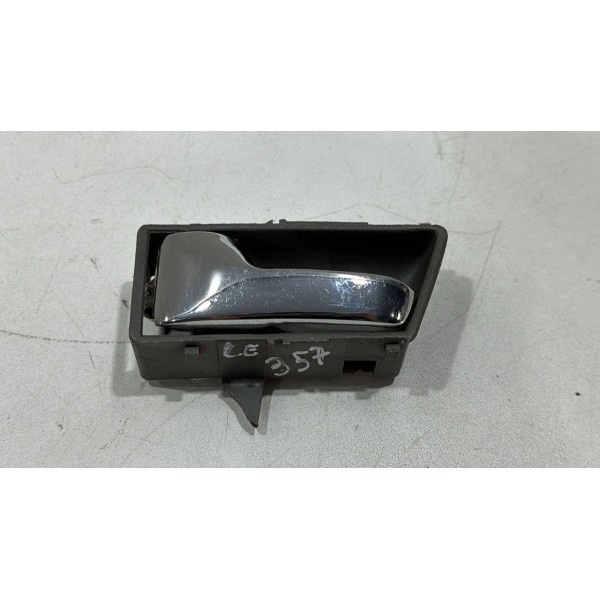 Maçaneta Interna Esquerda Gol Quadrado Zbc837235a Cromada Dianteira