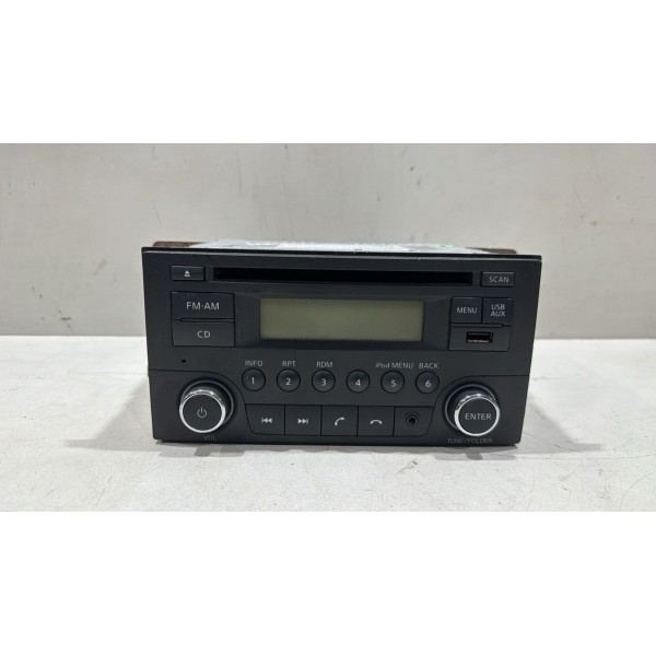 Rádio Painel Nissan Versa  2016 - 2021  281859lm0a