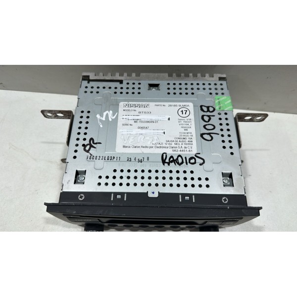Rádio Painel Nissan Versa  2016 - 2021  281859lm0a