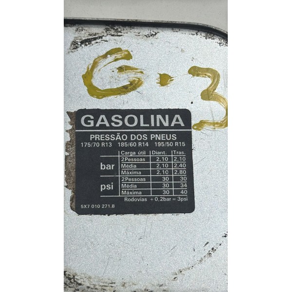 Tampa Portinhola Tanque Combustível Original Gol G3 G4