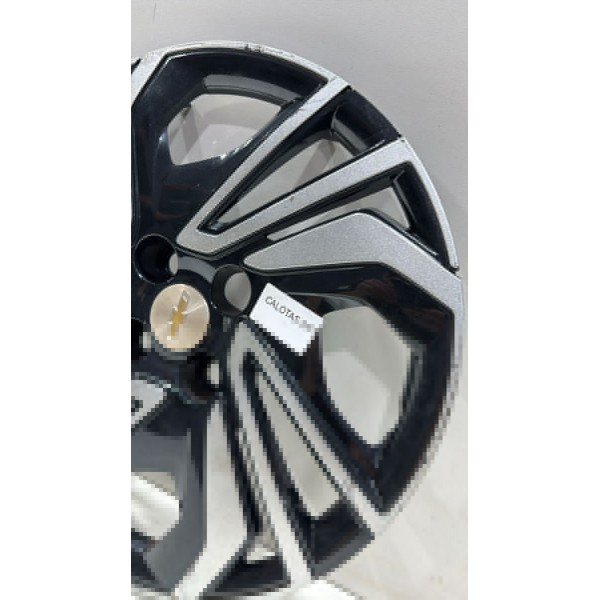 Calota Aro 15 Gm Onix 2022 2023 2024 Com Detalhes Ralados