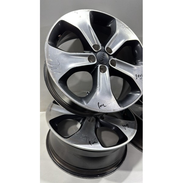 Jogo Roda Aro 18 Jeep Compass 2018 Preto Jogo Roda Aro 18 Jeep Compass 2018 Preto