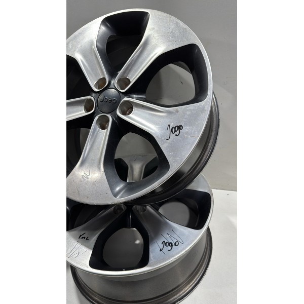 Jogo Roda Aro 18 Jeep Compass 2018 Preto Jogo Roda Aro 18 Jeep Compass 2018 Preto