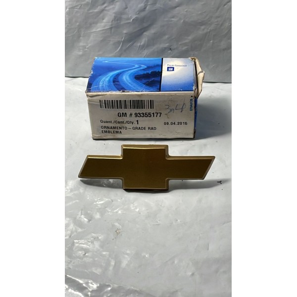 Emblema Gravata Dourado Grade Classic 2007/2008 Original Gm