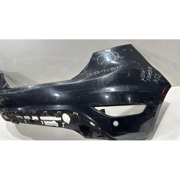 Parachoque Traseiro Hatch New Fiesta 2012 A 2019 Furo Sensor