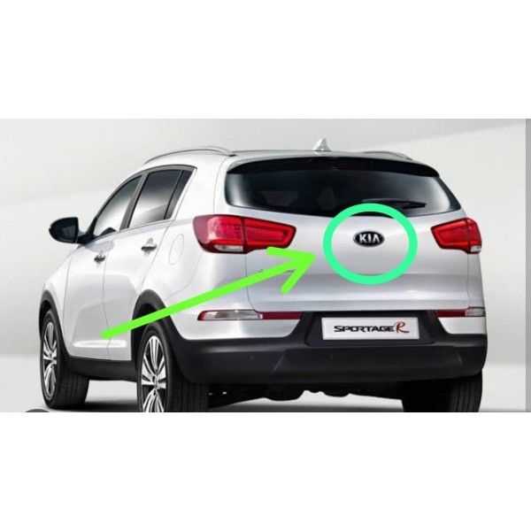 Emblema Tampa Traseira Kia Sportage 2012 13 14 15 16 Detalhe